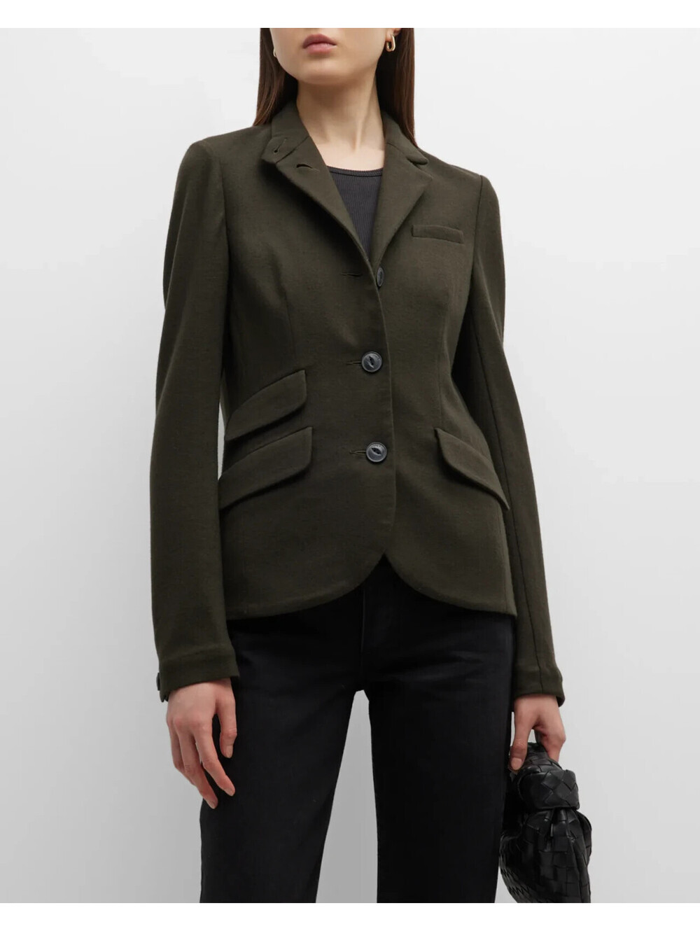 NEW, Rag & Bone Slade Wool Blazer in Army Green Sz 8 #S7735